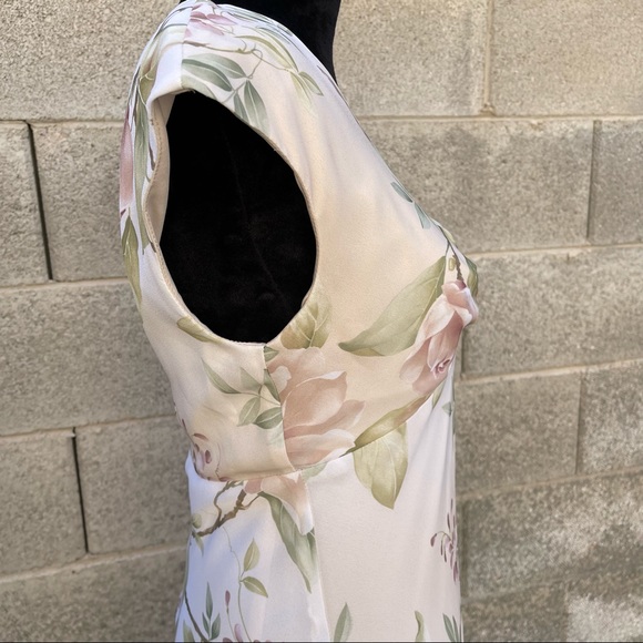 Vintage Kathy Roberts Floral Formal Dress - Picture 8 of 16